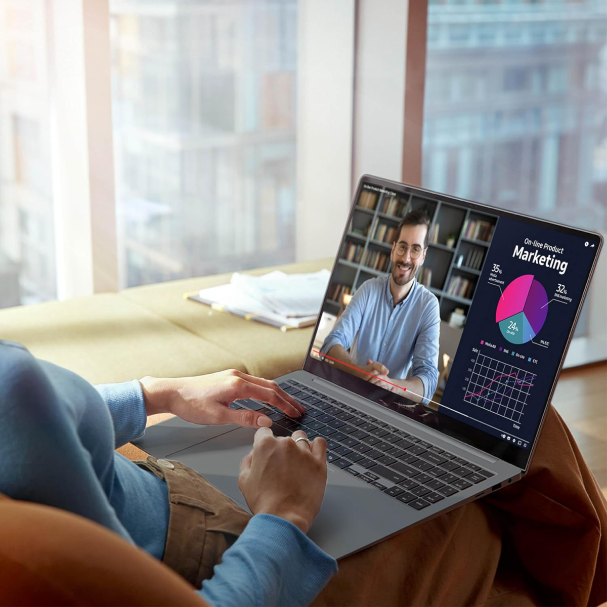 14' Galaxy Book4 Pro Laptop PC Computer, Intel Core 7 Ultra Processor 512GB, 3K AMOLED (2880 X 1800) Touchscreen, Advanced Security, 2024 Model, NP940XGK-KG1US, Moonstone Gray - Image 9