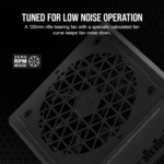 Rm1000E (2023) Fully Modular Low-Noise Power Supply - ATX 3.0 & Pcie 5.0 Compliant - 105°C-Rated Capacitors - 80 plus Gold Efficiency - Modern Standby Support - Black - Image 4