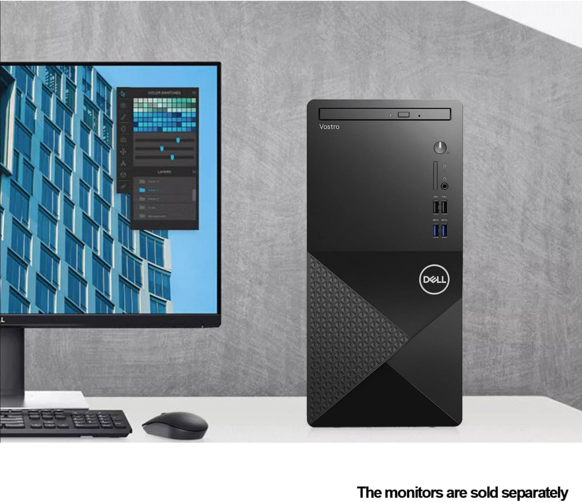 Vostro 3910 Desktop Computer | 12Th Gen Intel 4-Core Processor | 16GB DDR4 RAM | 256GB SSD + 1TB HDD | Intel UHD Graphics 730 | Wifi 6 | DVD-RW | Display Port | HDMI | Windows 11 Pro - Image 5